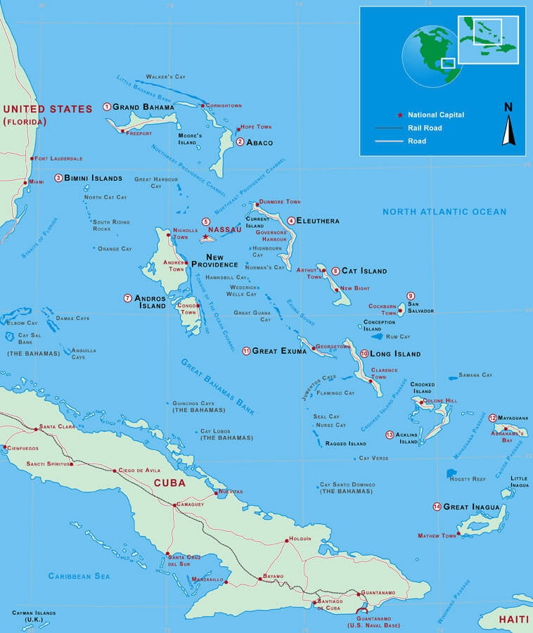 haritalari bahamalar